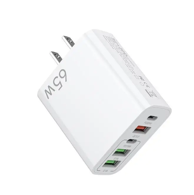 NOWORDUP® GaN 65W Intelligent Charger (3*USB-C +2*PD Type C)