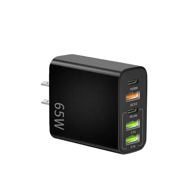 NOWORDUP® GaN 65W Intelligent Charger (3*USB-C +2*PD Type C)