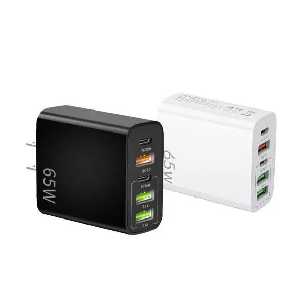 NOWORDUP® GaN 65W Intelligent Charger (3*USB-C +2*PD Type C)