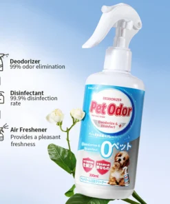 NaturTail Pet Deodorizing & Refreshing Deodorant Spray For Dogs & Cats