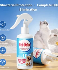 NaturTail Pet Deodorizing & Refreshing Deodorant Spray For Dogs & Cats