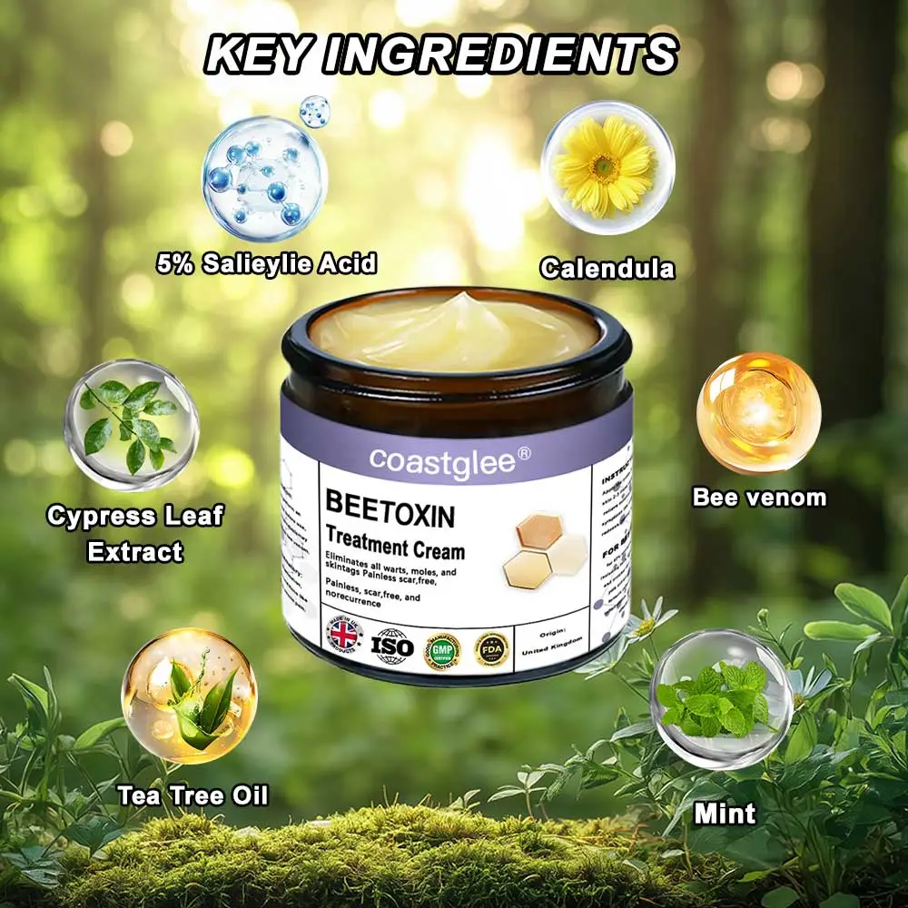 Official Store: coastglee® Bee Toxin Skin Treatment Cream👨⚕️British Academy of Dermatology (BAD) Approved