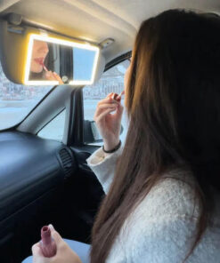 Rechargeable LED Car Vanity Mirror