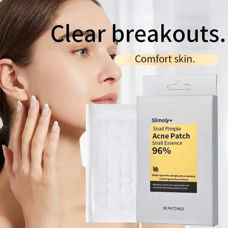 Slimoly+ Schneckenpickel-Akne-Pflaster, 36 Pflaster