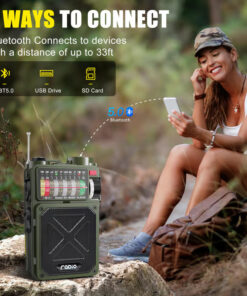 Solar Emergency Radio Flashlight