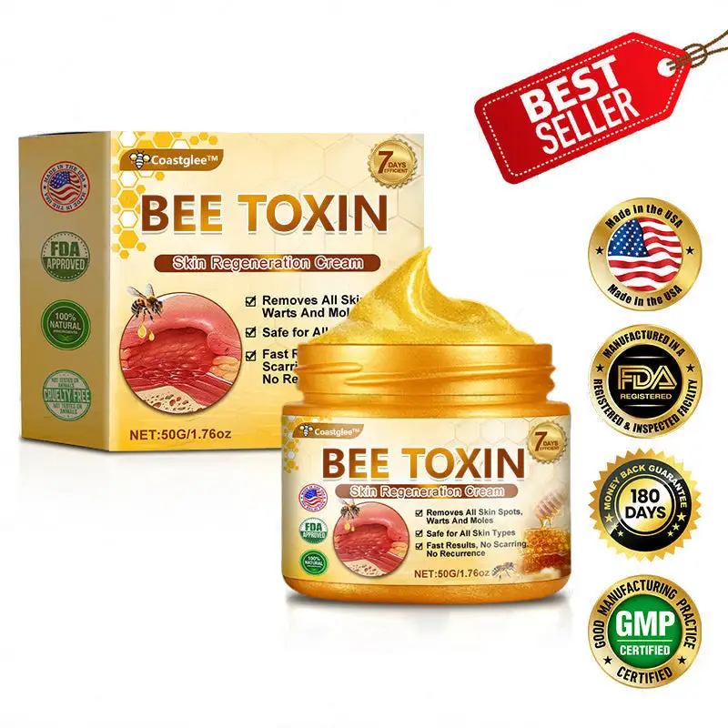 coastglee™ Bee Toxin Skin Regeneration Cream(🧑⚕️AAD Recommended🧑⚕️)
