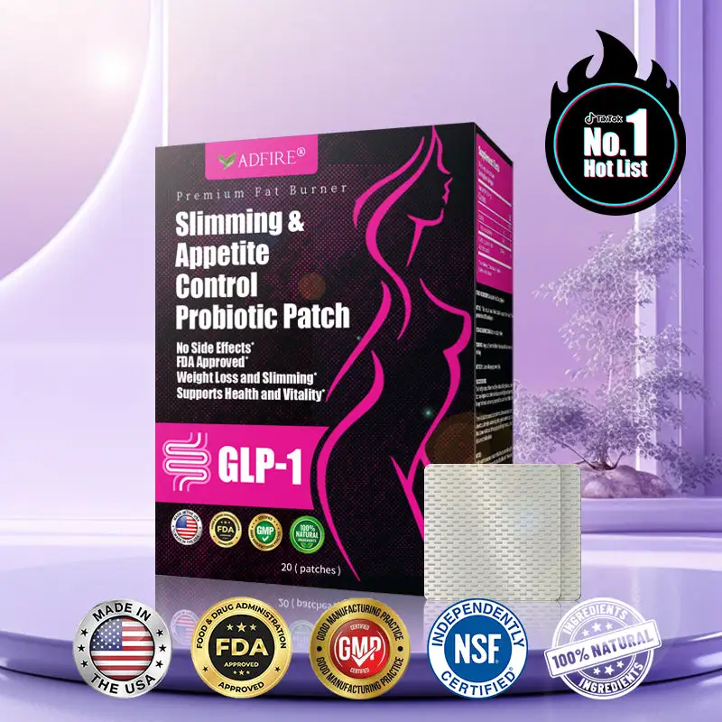 ADFIRE® 👨⚕️ Slimming & Appetite Control Probiotic Patch GLP-1 Booster( Fat Burning )