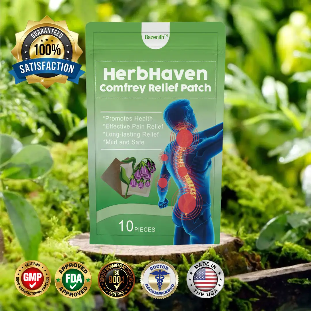 Bazenith™ HerbHaven Comfrey Relief Patch