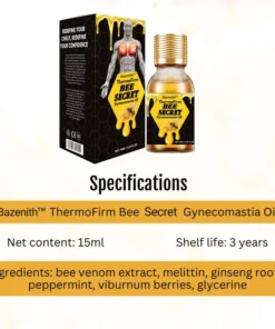 Bazenith™ThermoFirm Bee Secret Elixir Gynecomastia Oil