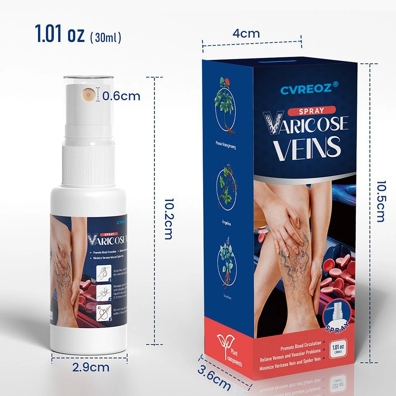 CVREOZ® Varicose Veins Spray