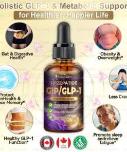 CrazyLeaf® Tirzepatide GIP/GLP-1 Weight Loss Drops