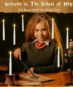 Floating LED Candles with Magic Wand