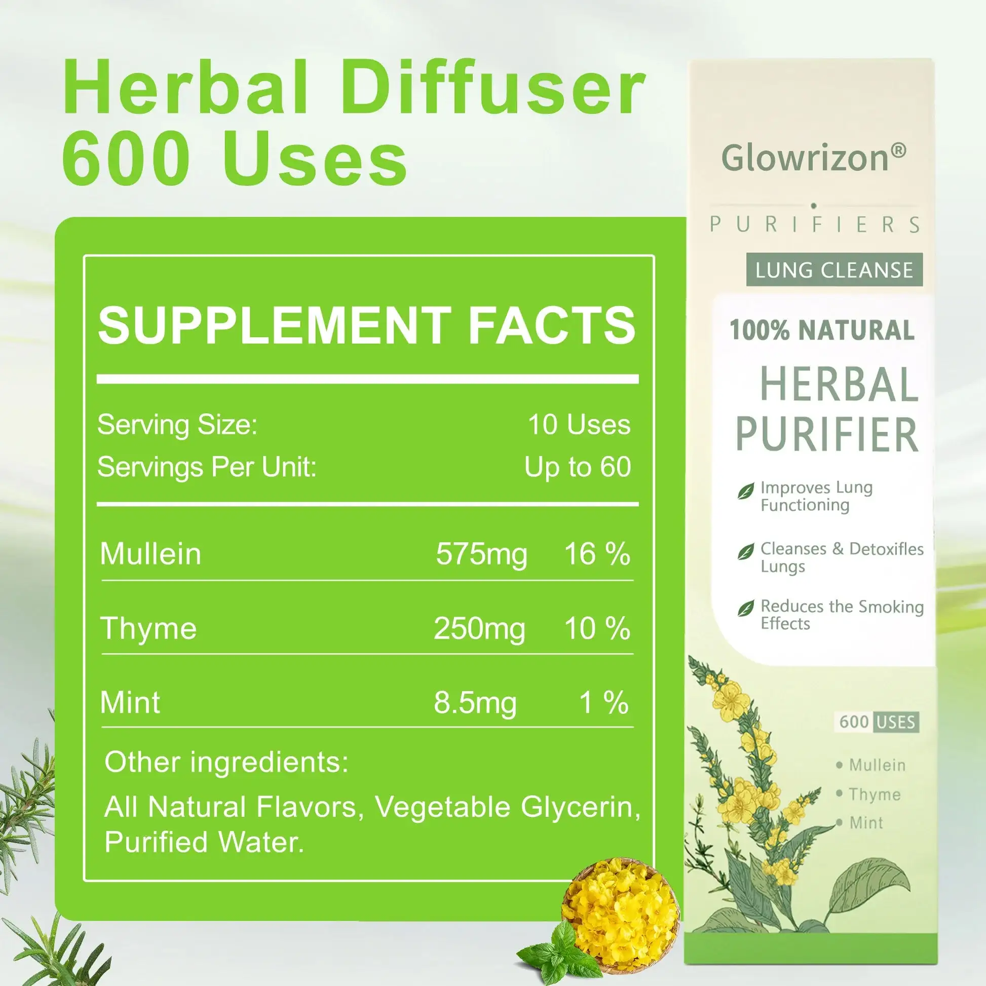 Glowrizon® Königskerze Kräuter-Lungenreiniger