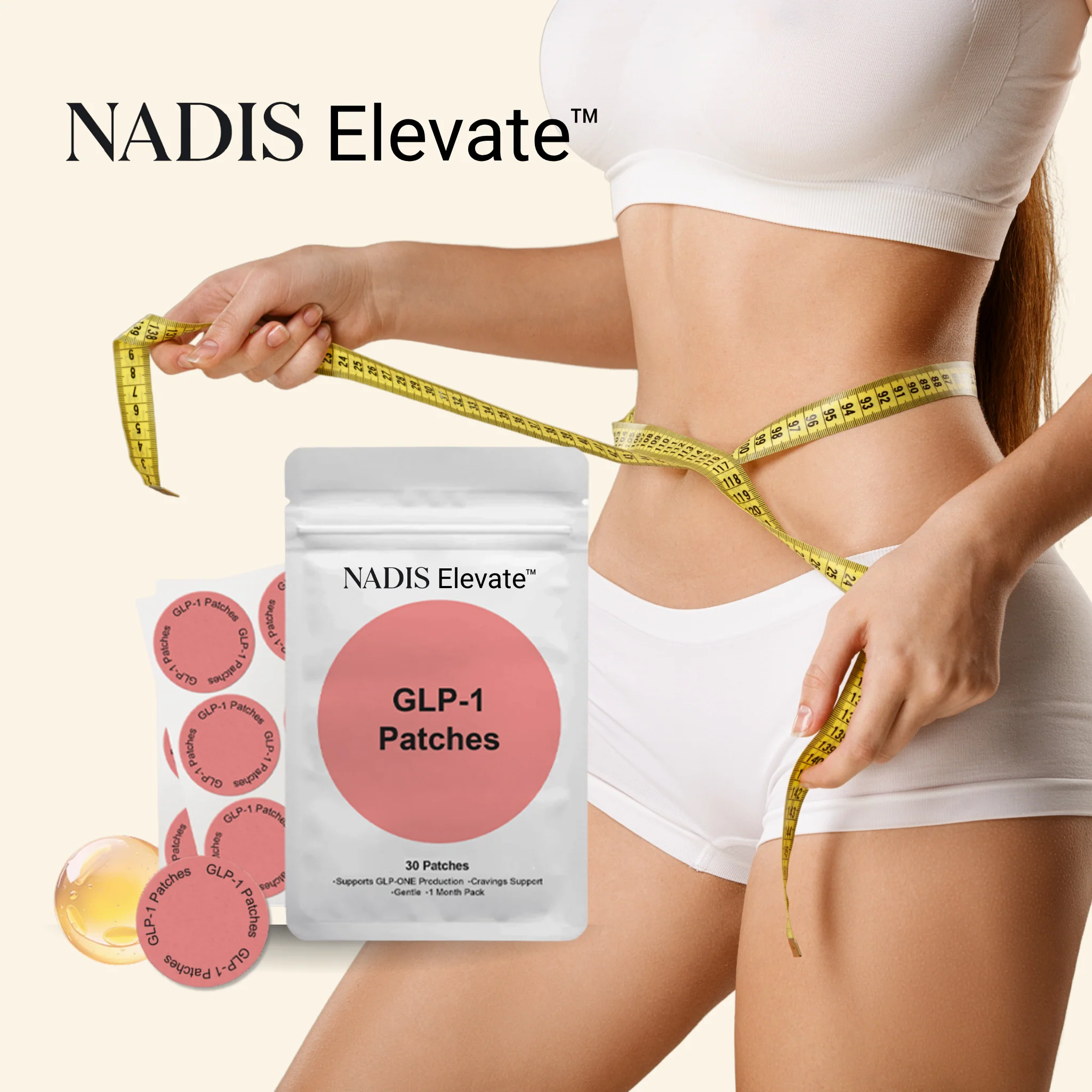 nadis glp-1 NADIS Elevate™ — Advanced Weight Management Patches for Effortless Fat Burn  & Craving Control