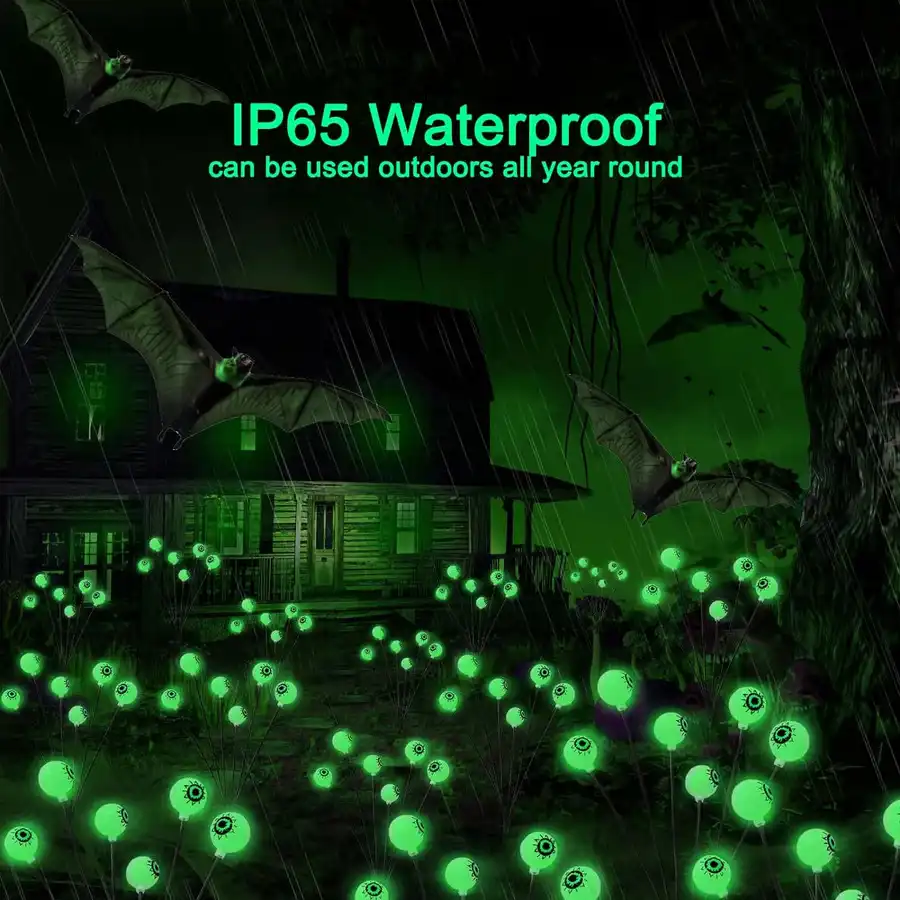Outdoor Solar Halloween Eyeball Lights