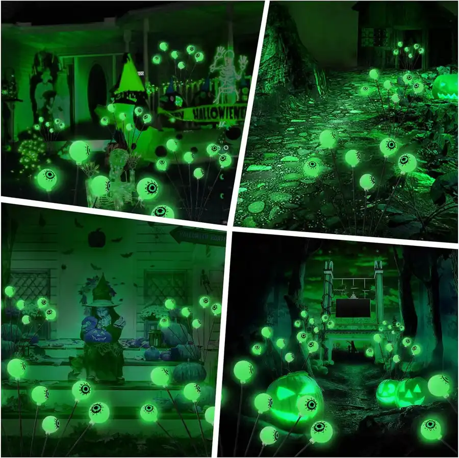 Outdoor Solar Halloween Eyeball Lights