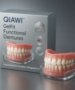 QIAWI™ GelFit Functional Dentures – Made in the USA & FDA-Certified