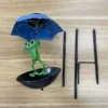 Solar Frog Umbrella Garden Light