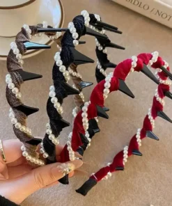 Vintage Pearl Headbands for High Cranium