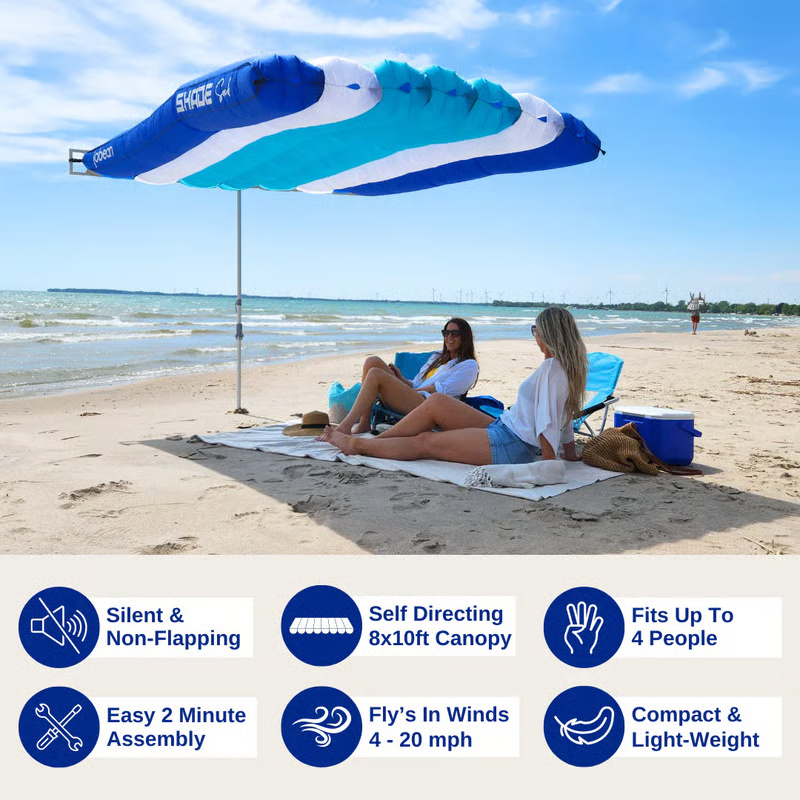 Anti-Flap Sun Shade for Beach
