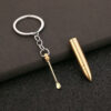 Bullet-Shaped Keychain